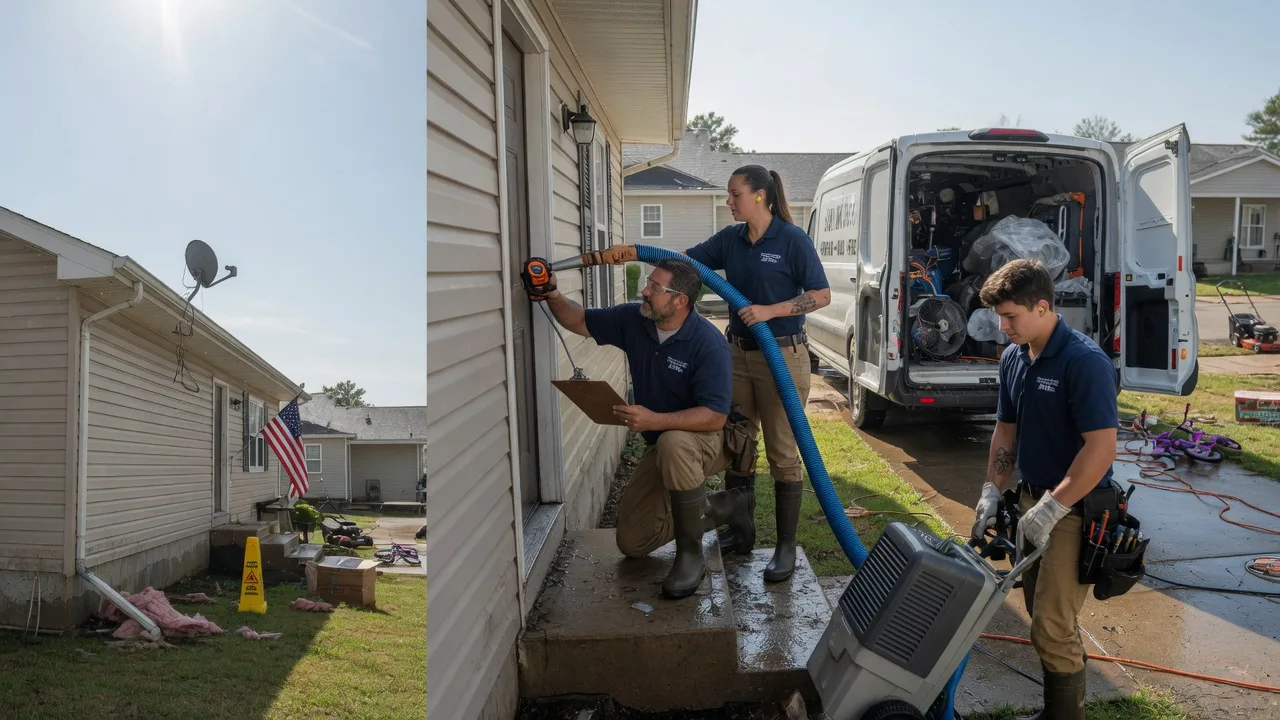 Ceiling Water Damage Restoration in Freeland, MI near me